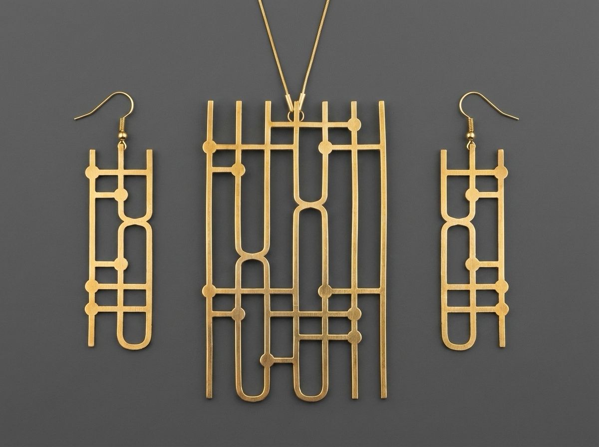 Quantum Earrings and Necklace